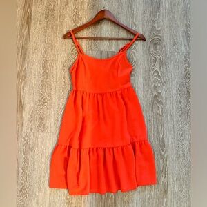 Altar’d state Red-Orange Dress, Tie Back Size M - Woman